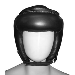 HEAD GUARD BLACK - The Karate Shop kickboxing head guard – photo