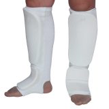 SHIN GUARDS COTTON WHITE - The Karate Shop SHIN GUARDS COTTON WHITE