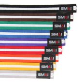 WHITE STRIP COLOUR BELTS